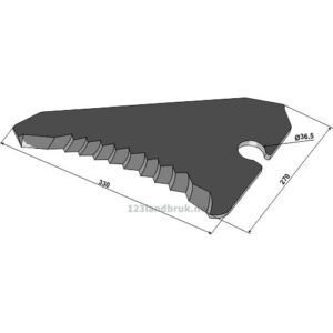 Kniv til forvogn - Krone