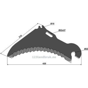 Kniv til forvogn - Mengele