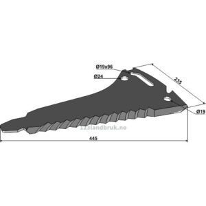 Kniv til forvogn - Mengele
