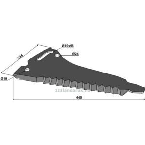 Kniv til forvogn - Mengele