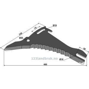Kniv til forvogn - Mengele