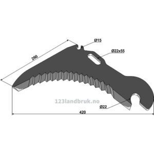 Kniv til forvogn - Mengele
