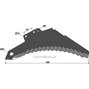 Kniv til forvogn - Strautmann