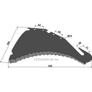 Kniv til forvogn - Strautmann