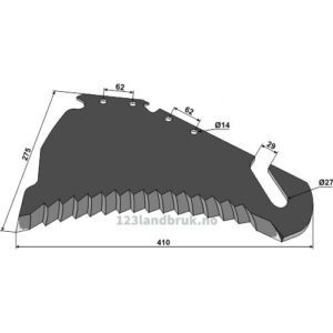 Kniv til forvogn - Strautmann