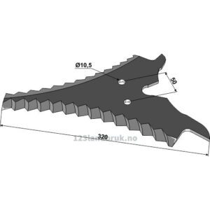 Kniv til forvogn - Strautmann