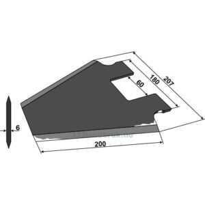 Kniv til forvogn - Schuitemaker