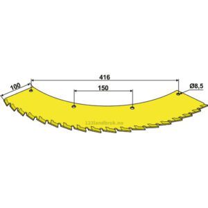 Kniv / Sagkniv  Finsnitter TungstenCarbide - Venstre - John Deere, Kemper