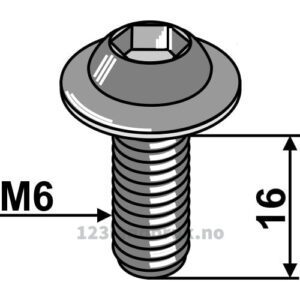 Umbraco - 10.9 - M6x16mm