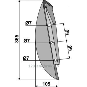 Såskjær, metall, Optima - 350mm - Accord