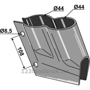 Gjødselskjær Dobbelt - Becker