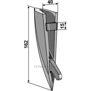 Såskjær metal - 162mm - Gaspardo