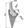 Såskjær, metall - 310mm - Kleine