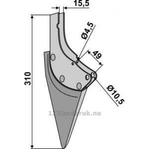 Såskjær, metall - 310mm - Kleine