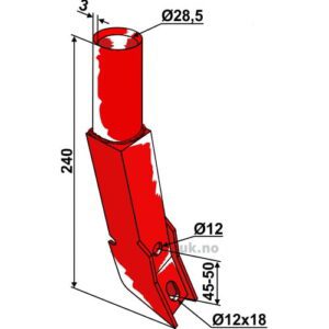 Sålabb - 240mm - Kverneland