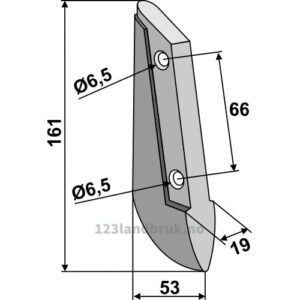 Såskjær, metall - 161mm - Saxonia
