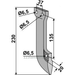 Såskjær, metall - 230mm - Fiona, Stegsted