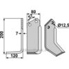 Rotorfreskniv - 200x80x7mm - Venstre - Breviglieri