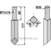 Rotorfreskniv til - 177x30x30mm - Celli
