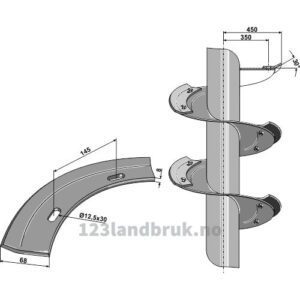 Slitestål - Venstre