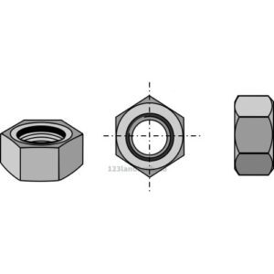 Mutter - 10.9 - M12x1,75mm