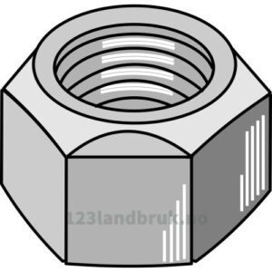 Låsemutter - 10.9 - M16x2mm - Galvanisert