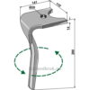 Fresetind til Horisontalfres 290mm - 290x110x14mm - Venstre - Kuhn
