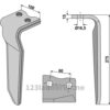 Fresetind til Horisontalfres 275mm - 275x100x15mm - Venstre - Howard