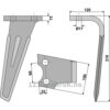 Fresetind til Horisontalfres 310mm - 310x100x15mm - Høyre - Schmotzer, Seima