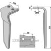 Fresetind til Horisontalfres 325mm - 325x100x14mm - Venstre - Howard