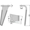 Fresetind til Horisontalfres - 310x110x15mm - Høyre - Landsberg, Maletti, Sicma