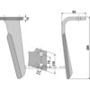 Fresetind til Horisontalfres 280mm - 280x110x15mm - Venstre - Falc