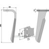 Fresetind til Horisontalfres 280mm - 280x110x15mm - Høyre - Falc