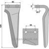 Fresetind til Horisontalfres 320mm - 320x90x15mm - Venstre - Muratori