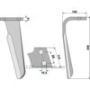 Fresetind til Horisontalfres 360mm - 360x110x14mm - Venstre - Kuhn