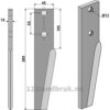 Fresetind til Horisontalfres - 280x45x14mm - Breviglieri, Schmotzer