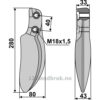 Freserkniv - 280x43mm - Dutzi