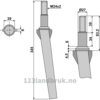 Fresetind til Horisontalfres 345mm - 345xM24x2mm - Vigolo