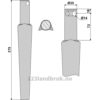 Fresetind til Horisontalfres 375mm - 375mm - Eros