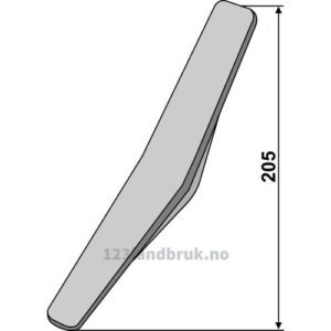 Fresetind til Horisontalfres for sveising 205mm - 205mm - Amazone