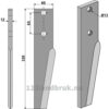 Fresetind til Horisontalfres - 320x60x12mm - Perugini