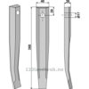 Fresetind til Horisontalfres - 360x40x26mm - Kuhn