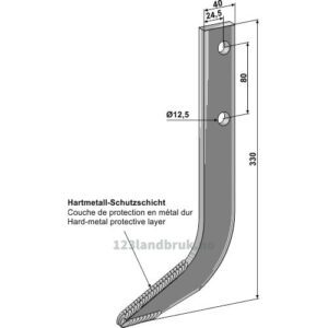 Radkutter Tind - Radrengjører - 10mm - Struik