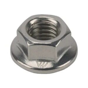 Flensmutter rustfri - A2 - M10x1,5mm