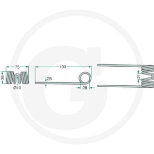 Pick-up tind til Welger
