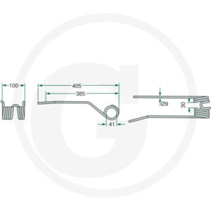 Rivetind Deutz-Fahr - Venstre
