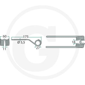 Pick-up tind til Bergmann