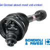 Bondioli & Pavesi G4 GLOBAL AKSEL 28kw m/80°-vidvinkel