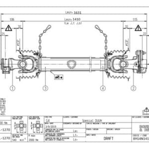 Bondioli & Pavesi G4 GLOBAL AKSEL G4 m/LB 1700Nm