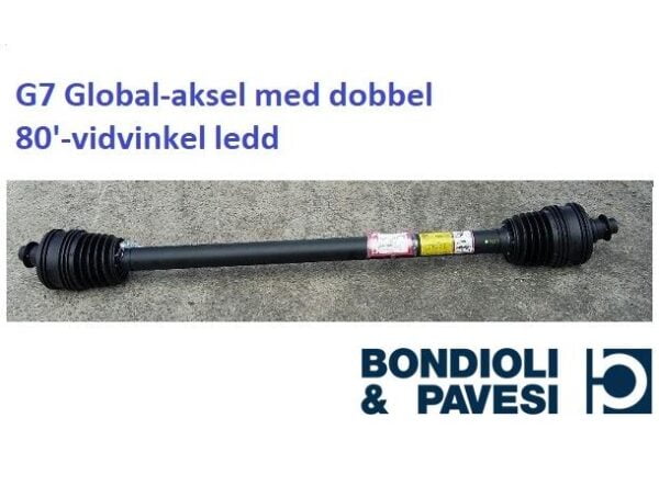 Bondioli & Pavesi G7 GLOBAL AKSEL 47kw m/2x80° vidvinkel